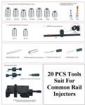 Dissasemble and install tools for common rail injector 20pcs